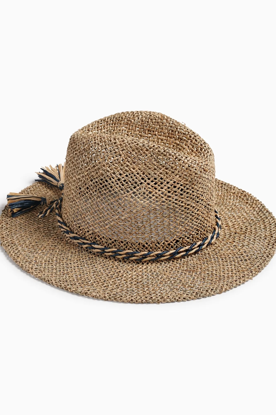 OPEN WEAVE STRAW HAT, image 1