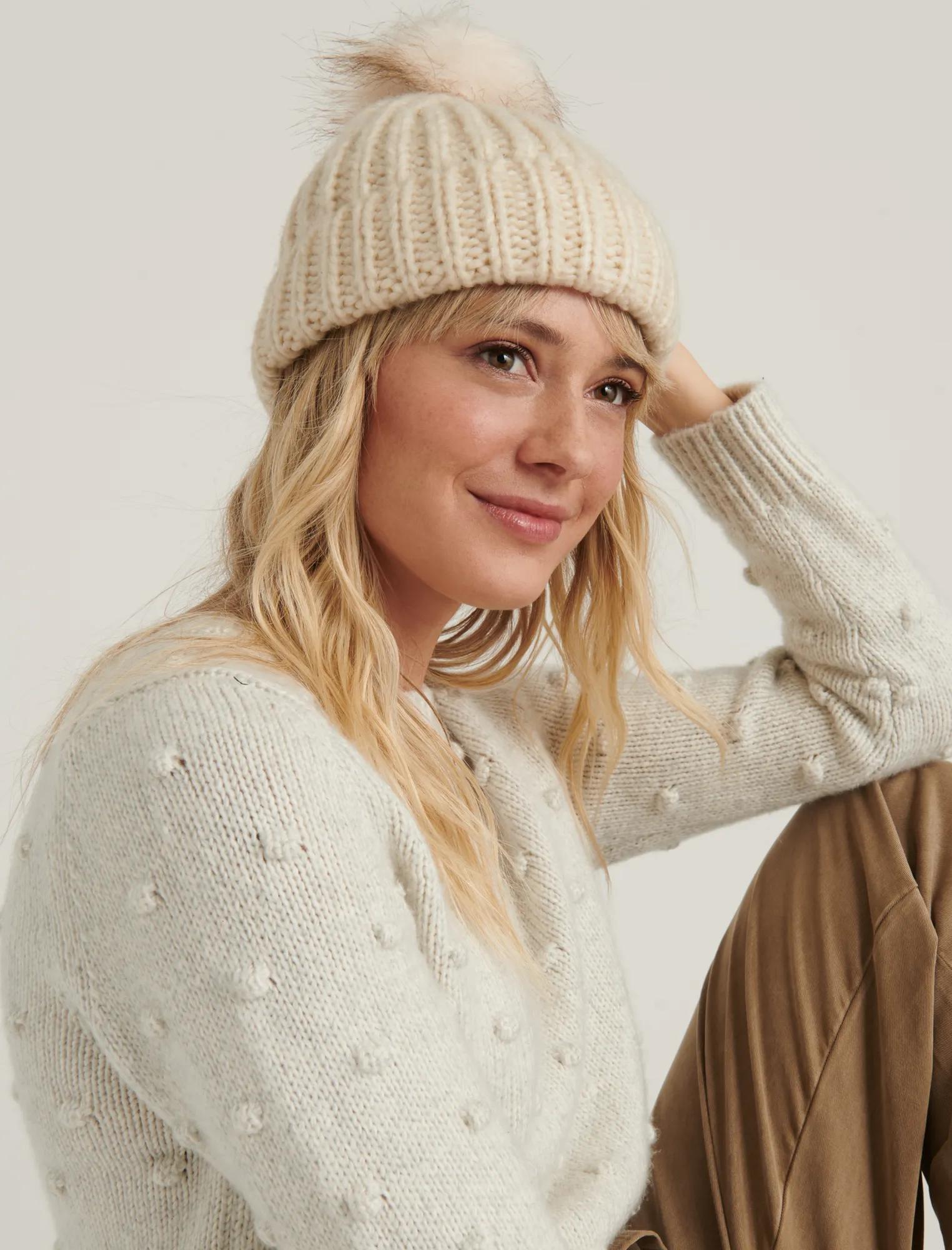 FAUX FUR BEANIE HAT, image 2