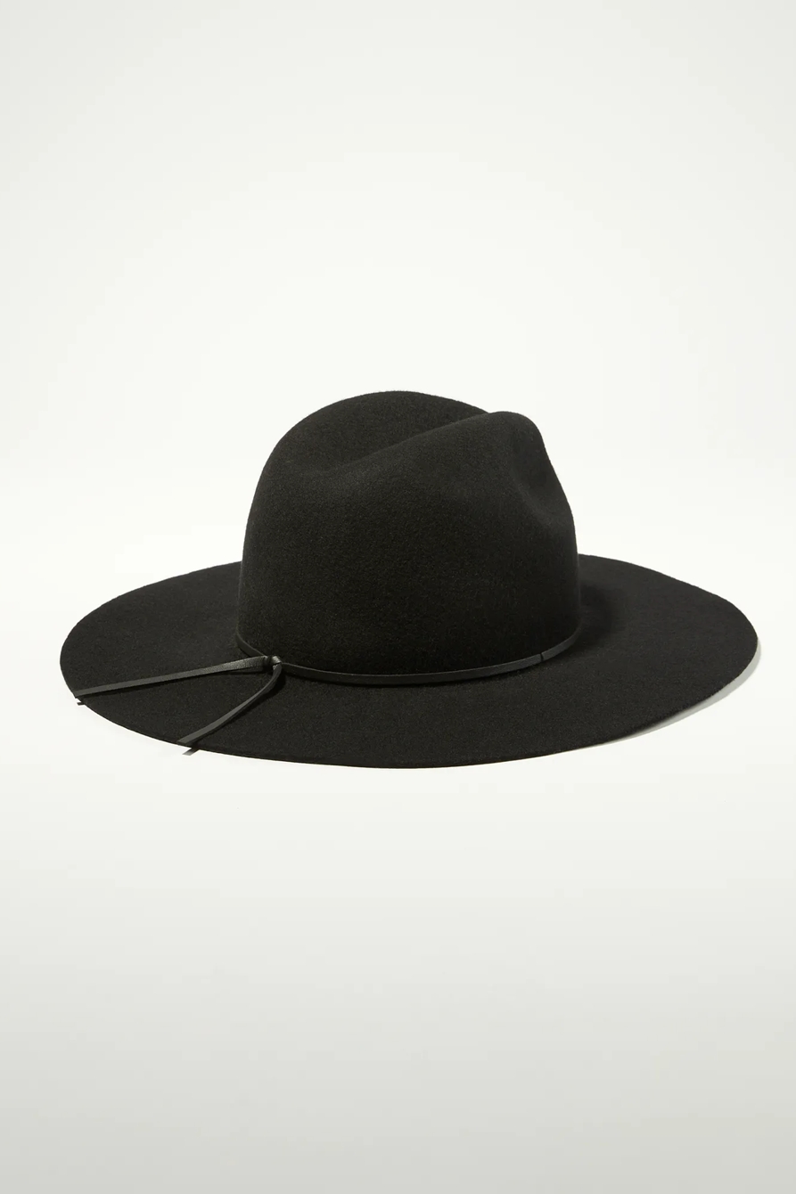 BLACK WOOL RANGER HAT, image 2