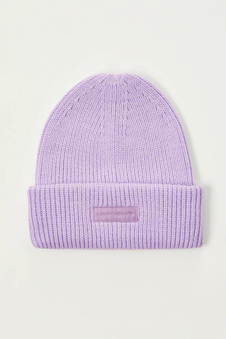 SOLID KNIT BEANIE, image 1
