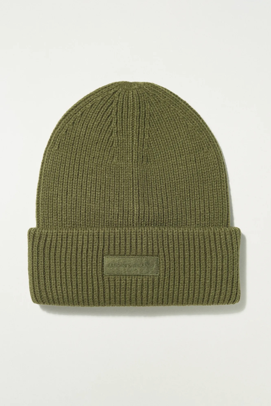 SOLID KNIT BEANIE, image 1
