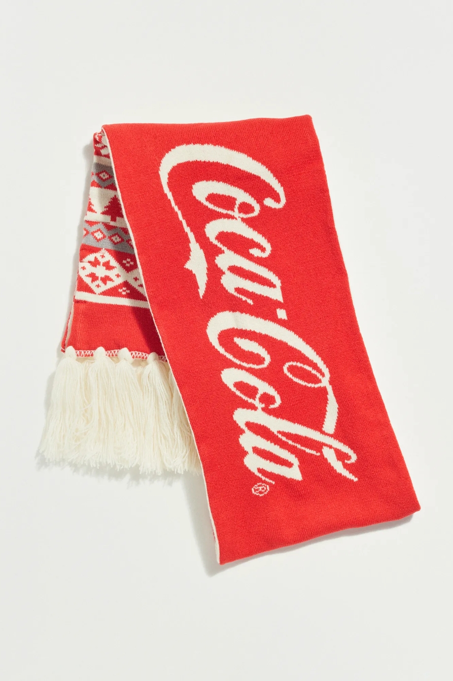 COCA COLA FAIR ISLE SCARF, image 2