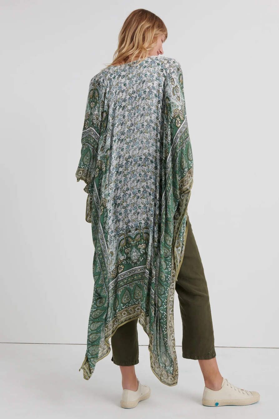 TEARDROP FLORAL DUSTER KIMONO, image 3
