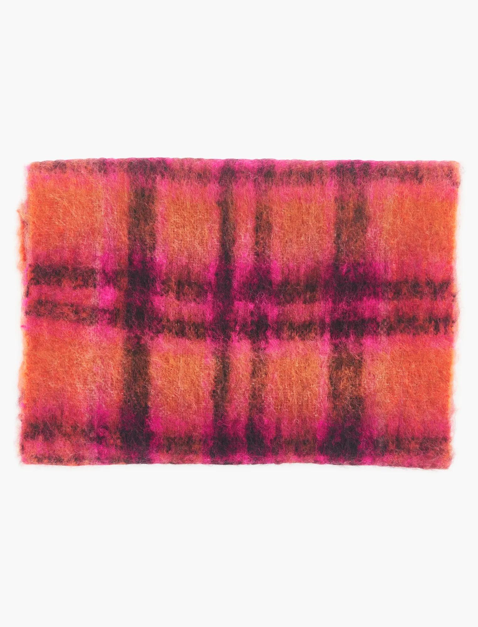 BRUSHED PLAID SCARF, image 3