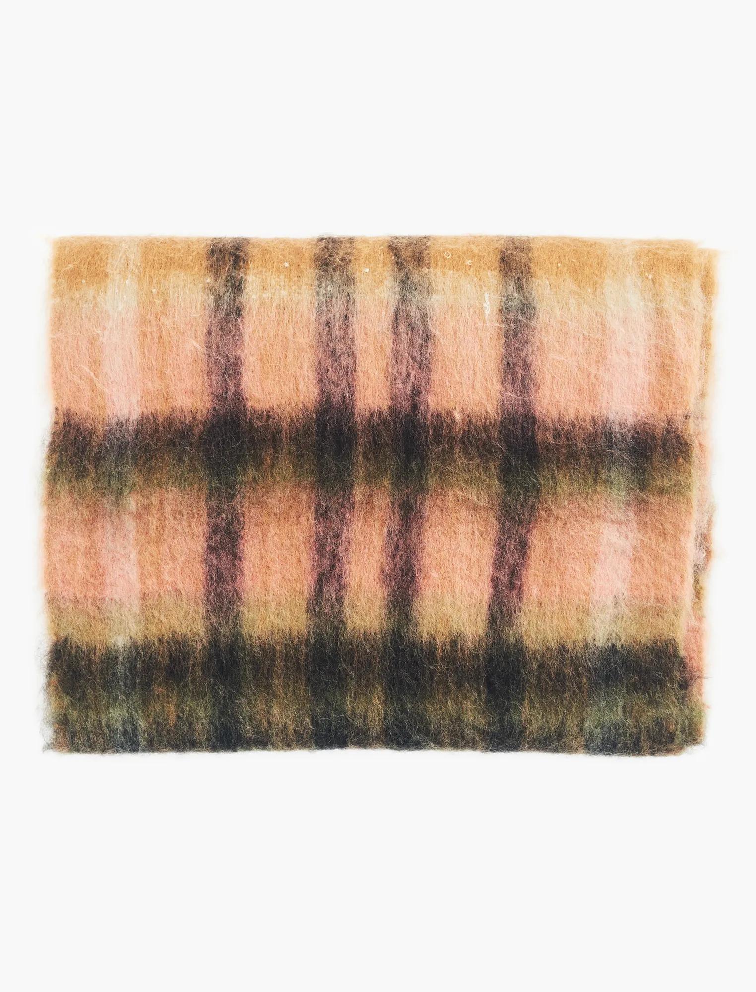 BRUSHED PLAID SCARF, image 3