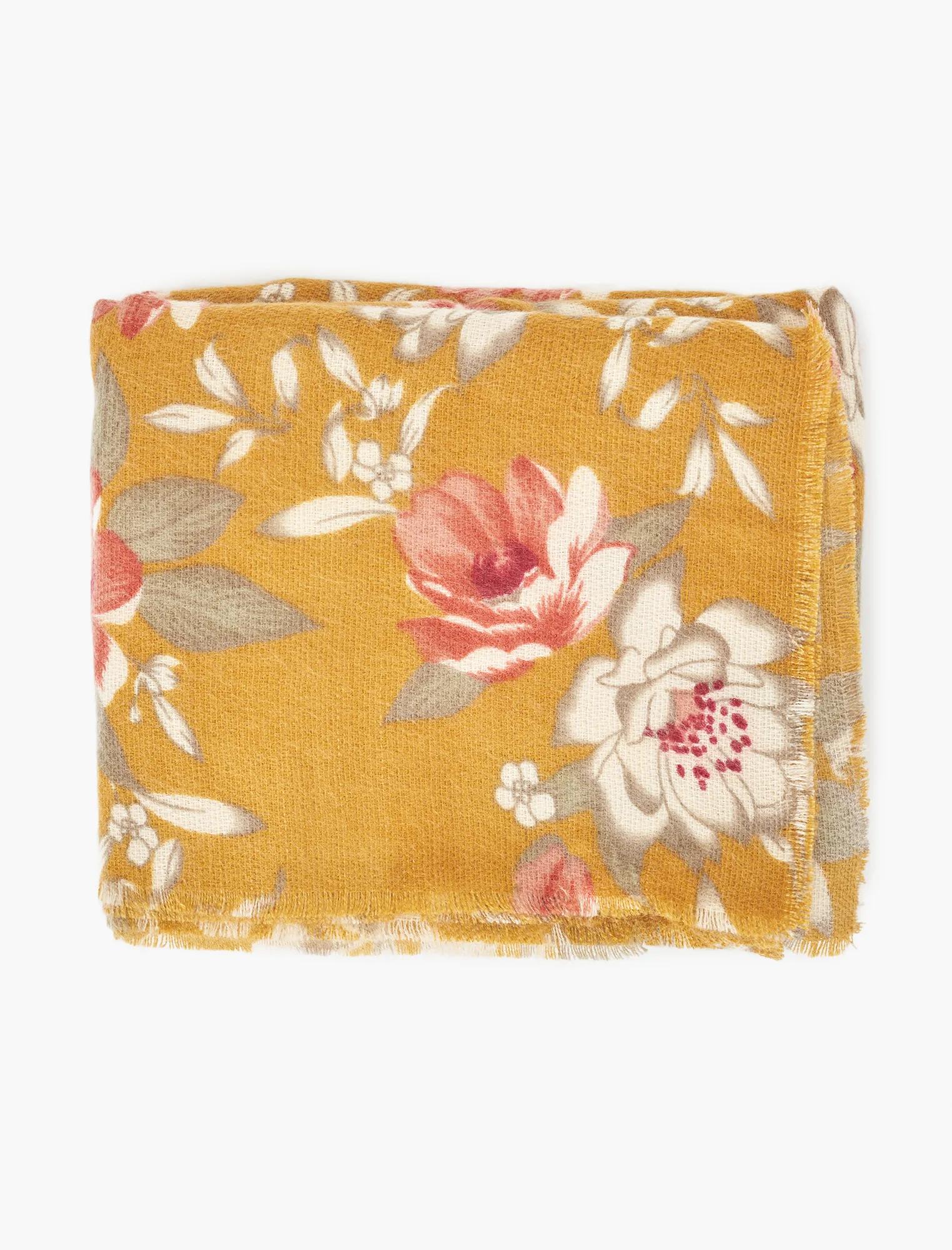 BRUSHED FLORAL SCARF, image 3