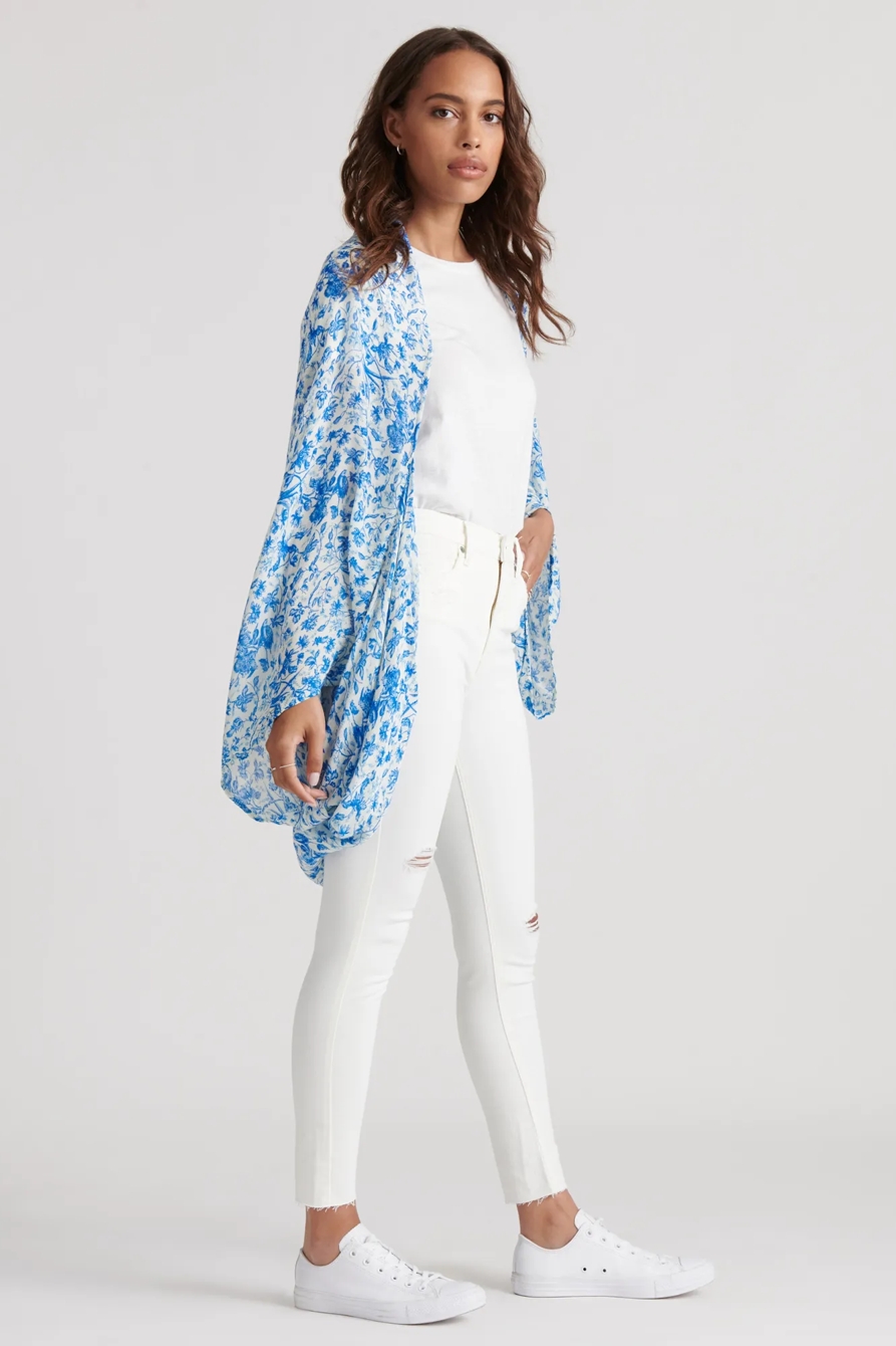 BLUE TOLIE BOLERO KIMONO, image 2