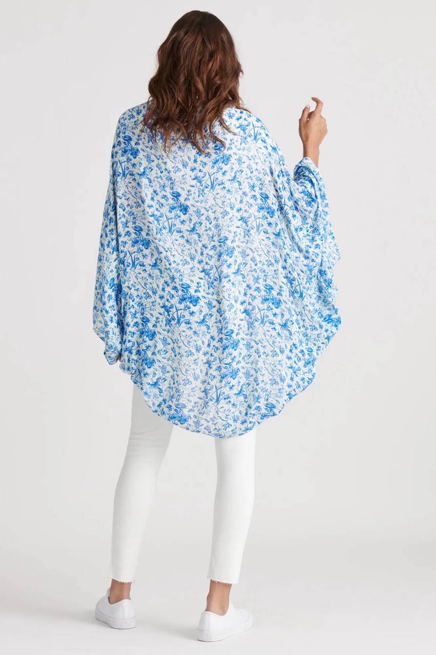 BLUE TOLIE BOLERO KIMONO, image 3