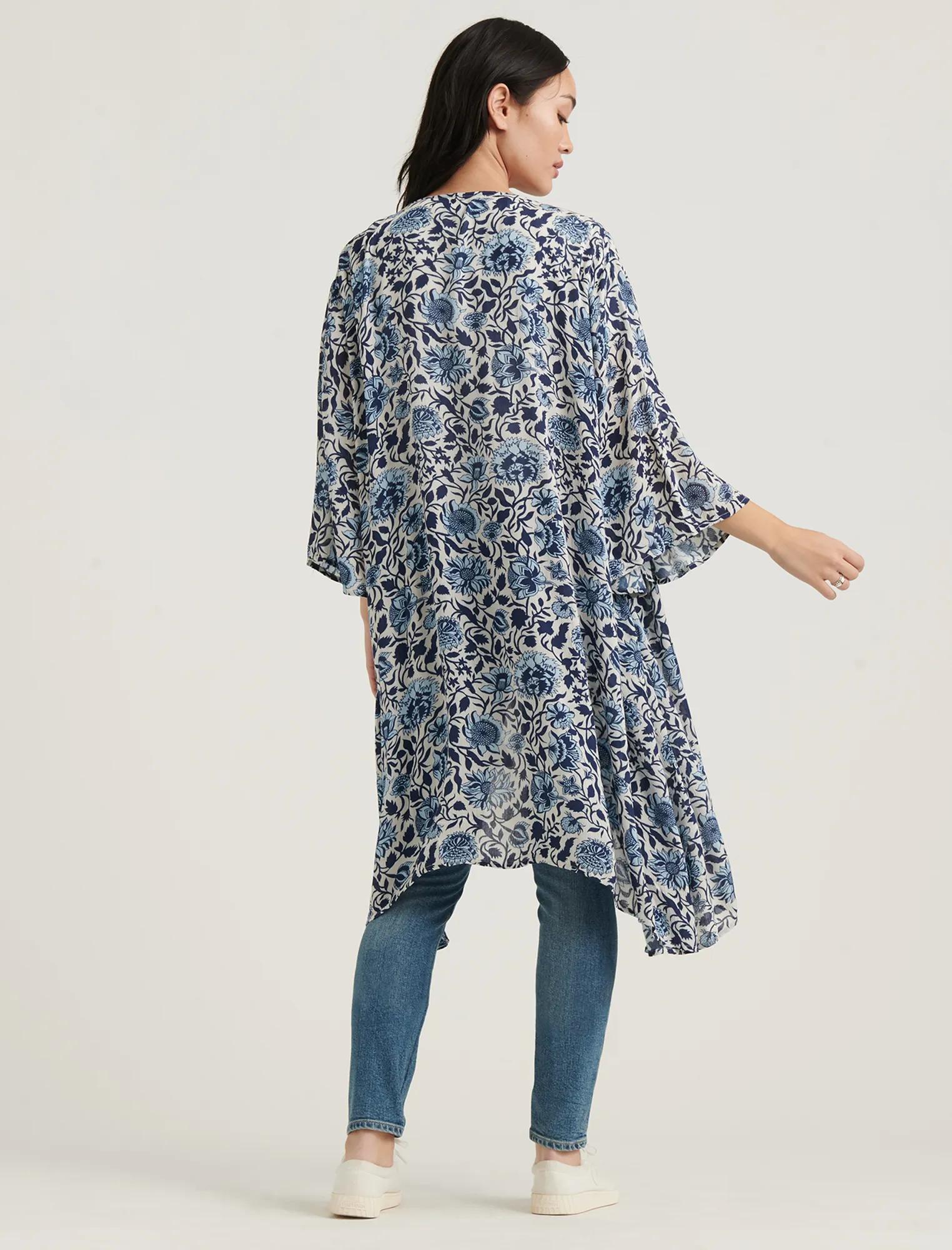 FLORAL WATERFALL KIMONO, image 3