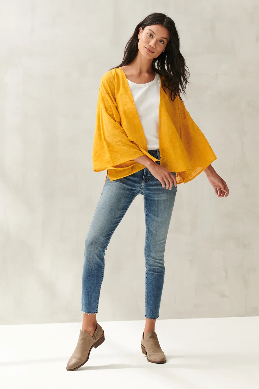 EMBROIDERED BOLERO KIMONO, image 2