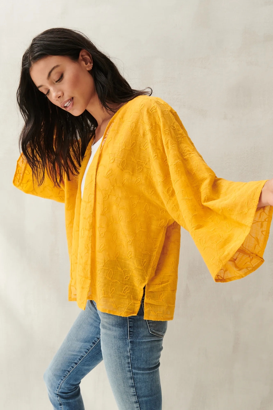 EMBROIDERED BOLERO KIMONO, image 3