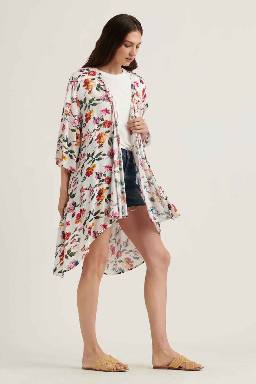FLORAL WATERFALL KIMONO, image 2
