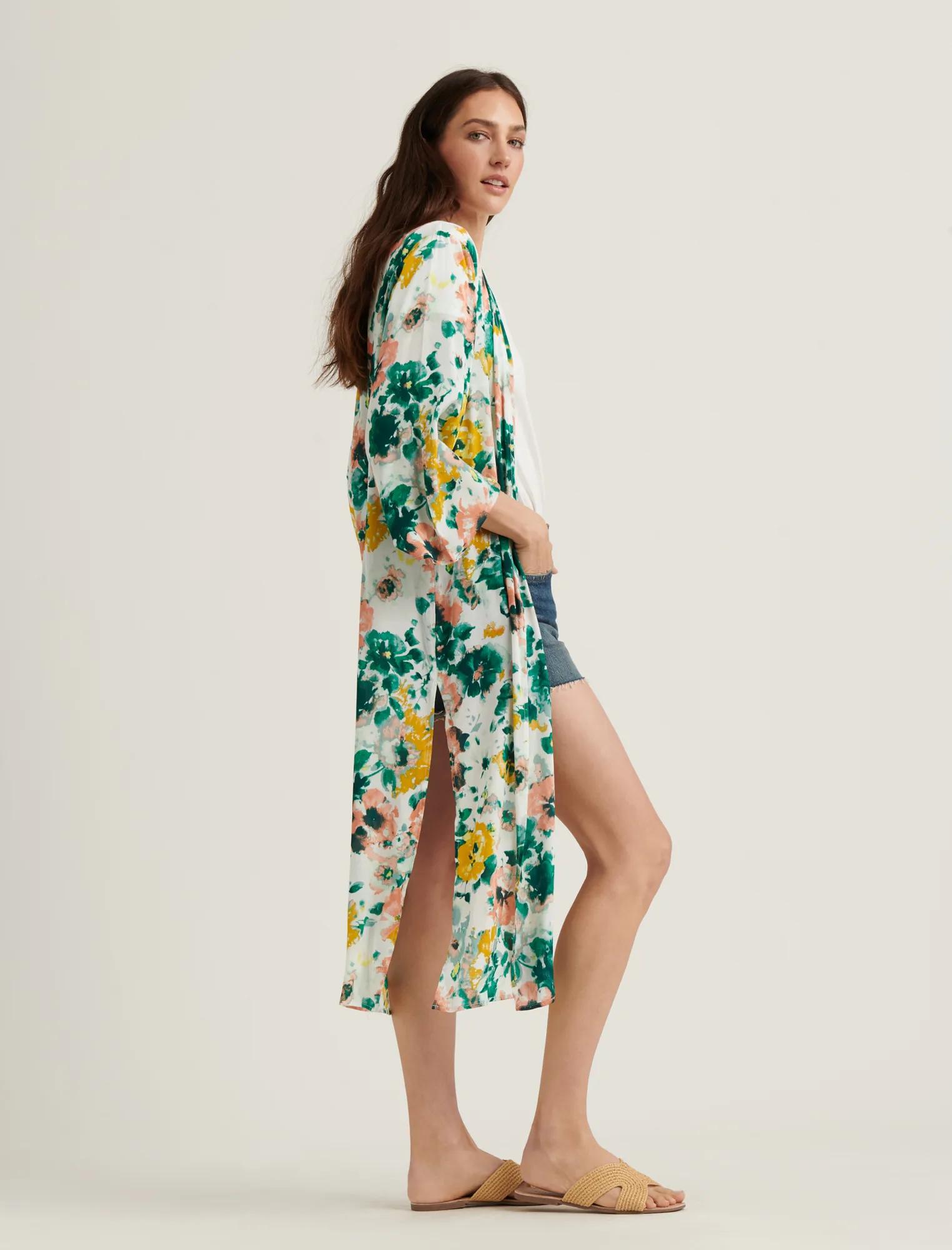 BOTANICAL DUSTER KIMONO, image 2