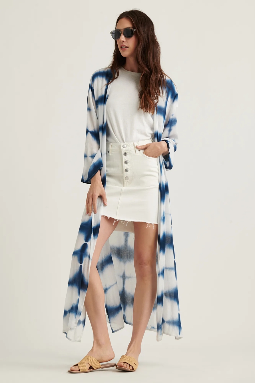 SHIBORI DUSTER KIMONO, image 1