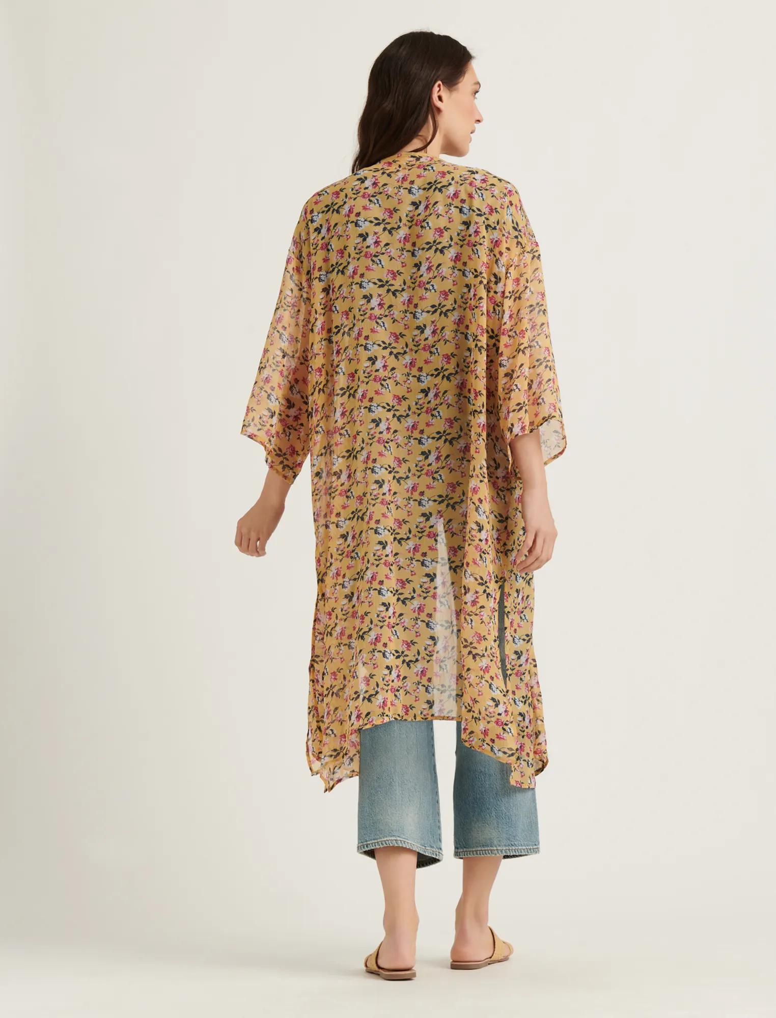 FAYE FLORAL DUSTER KIMONO, image 3