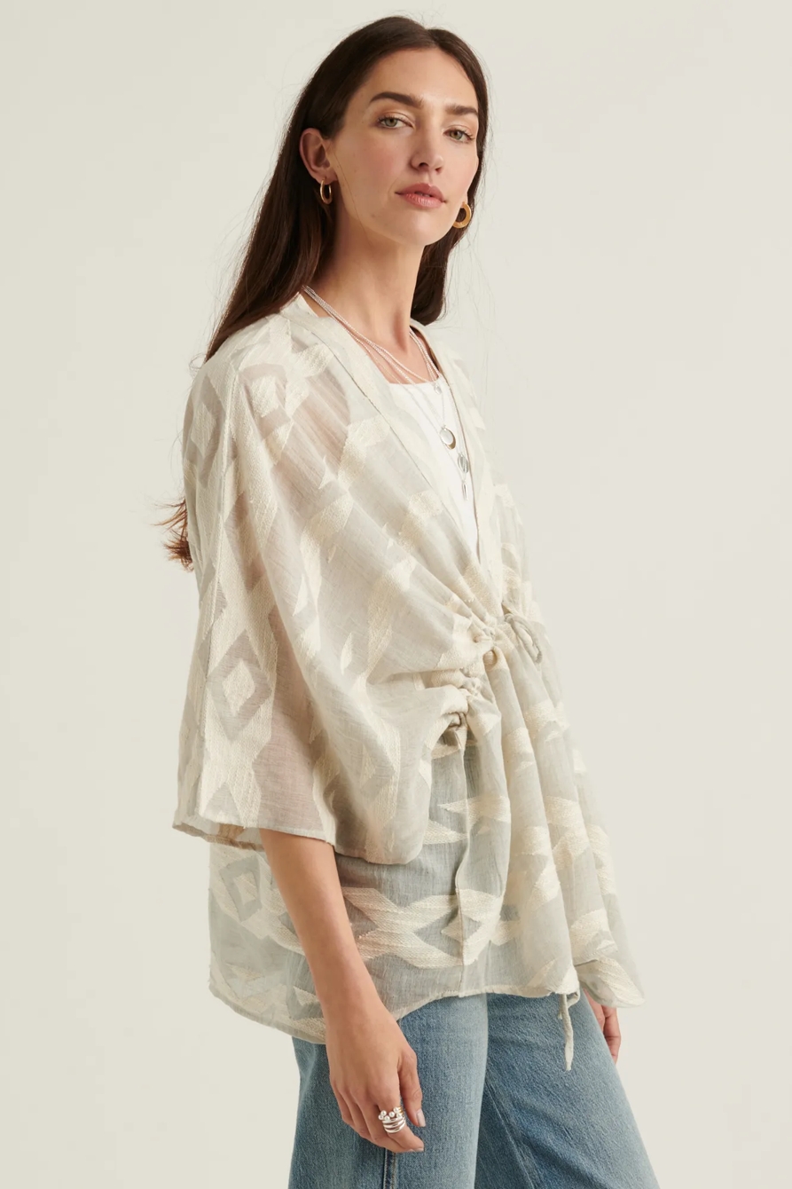 SANTA FE JACQUARD KIMONO, image 3