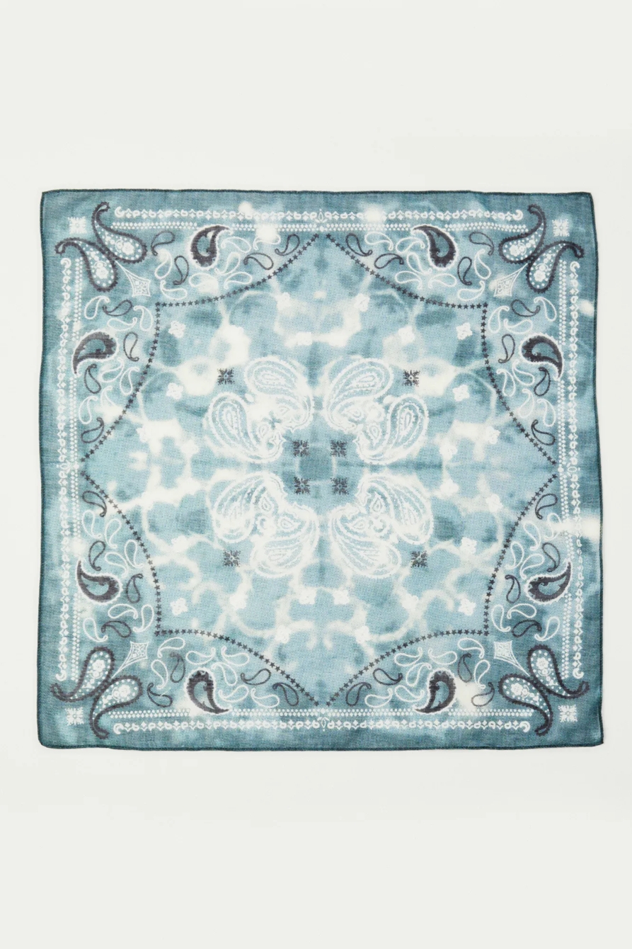 HUNTER TIE DYE PRINT BANDANA, image 2