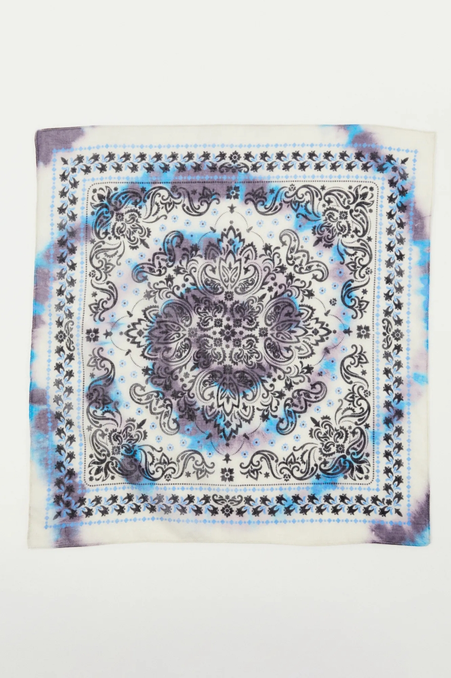 FALL MULTI TIE DYE BANDANA, image 2