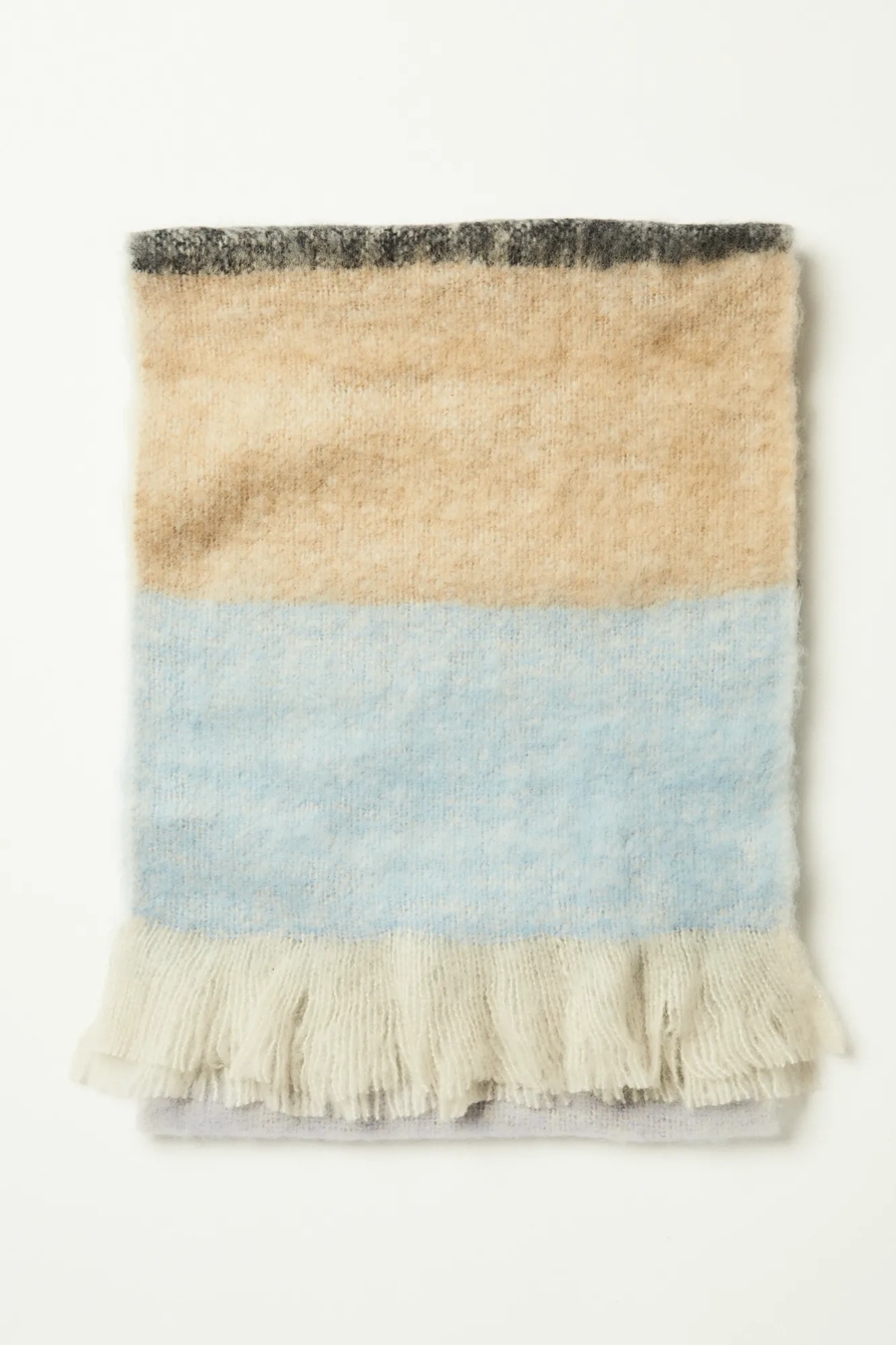 CHUNKY MULTI STRIPE SCARF, image 3