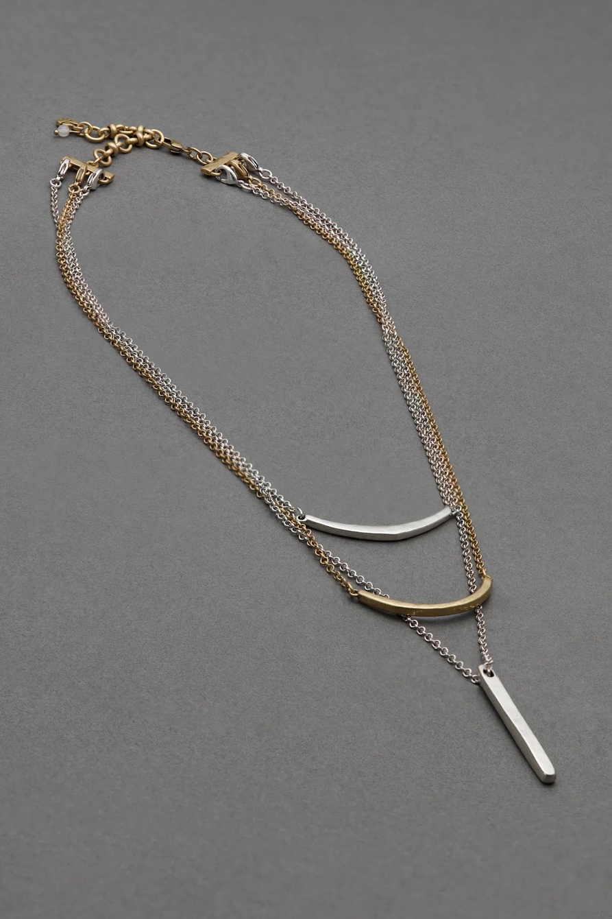 LAYER BAR NECKLACE, image 2