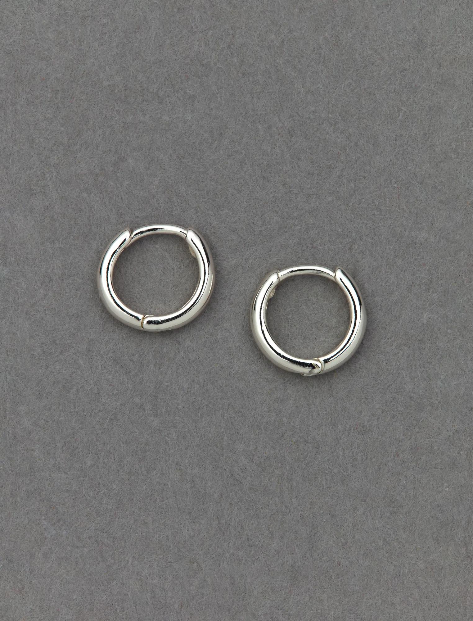 よっつ様ロンハーマン Mini Macro Hoop Silver Single Mini Micro Hoop Silver | Single | Spinelli Kilcollin