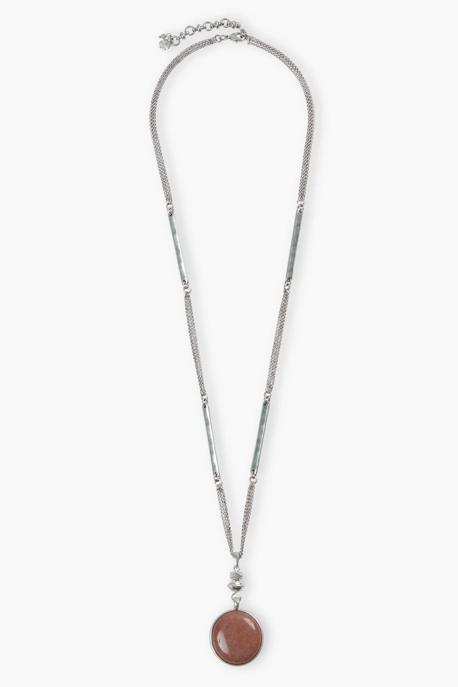 PINK STONE PENDANT, image 2