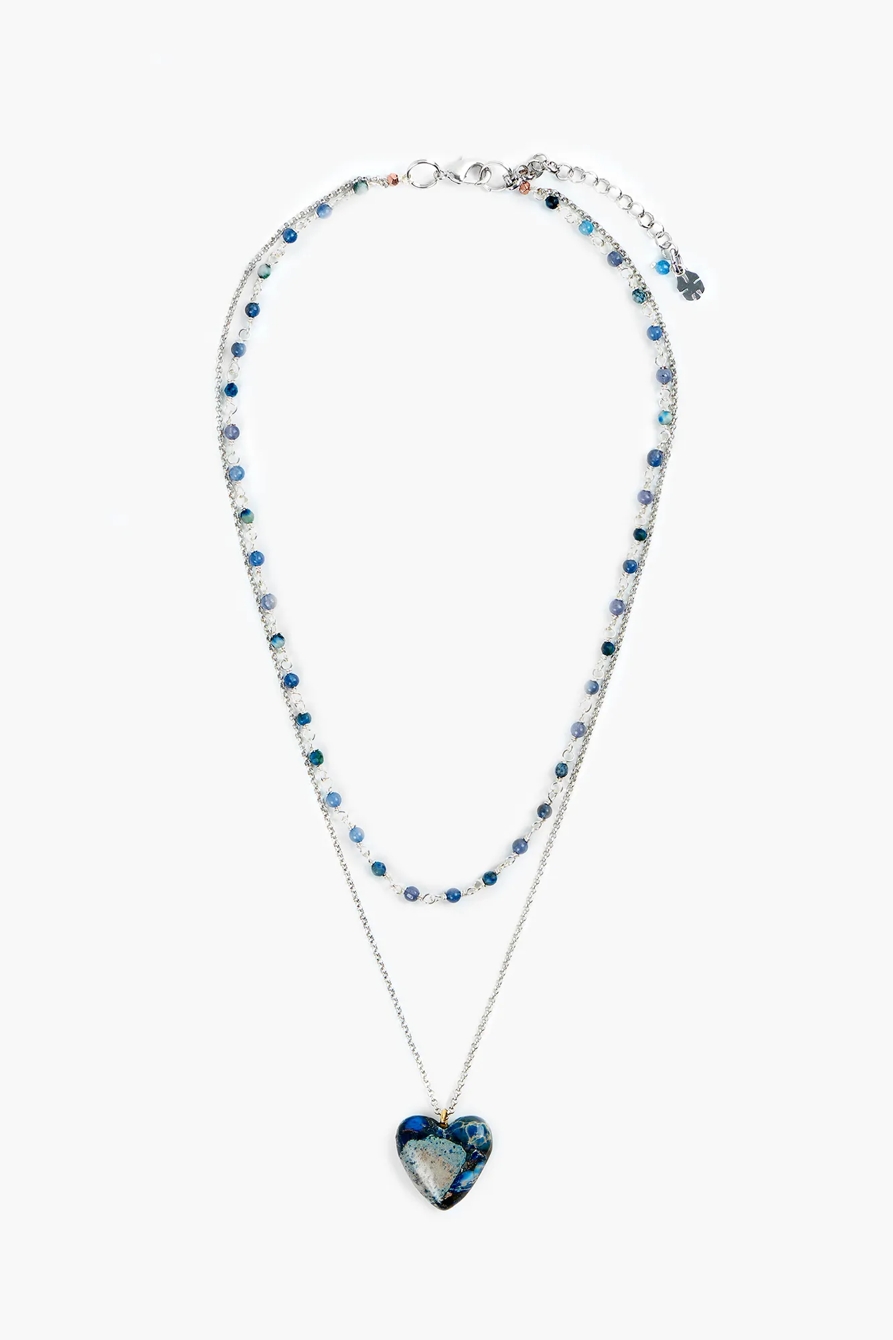 LAYER HEART PENDANT NECKLACE, image 2