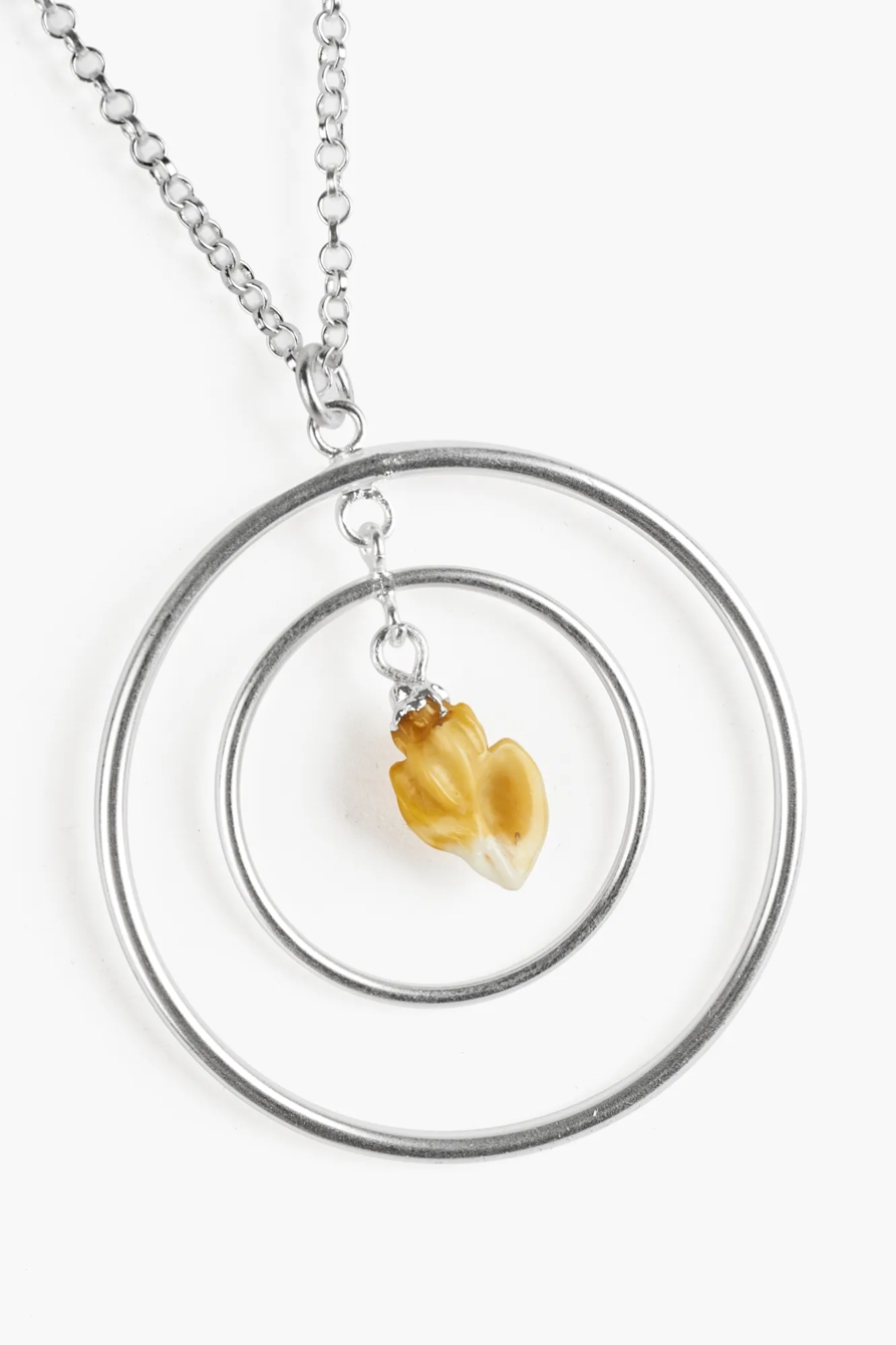 ORBITAL SHELL PENDANT NECKLACE, image 2