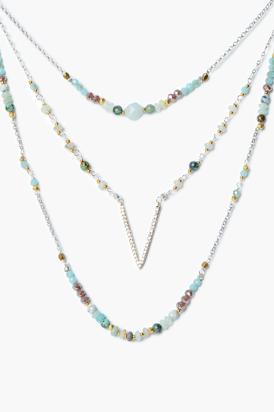 BEADED LAYER COLLAR NECKLACE, image 3
