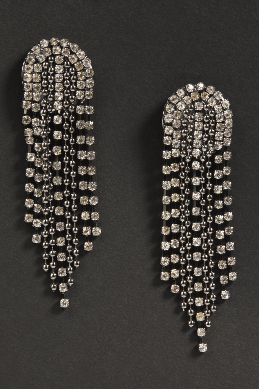 SHINY DROP STATEMENT EARRINGS, image 2