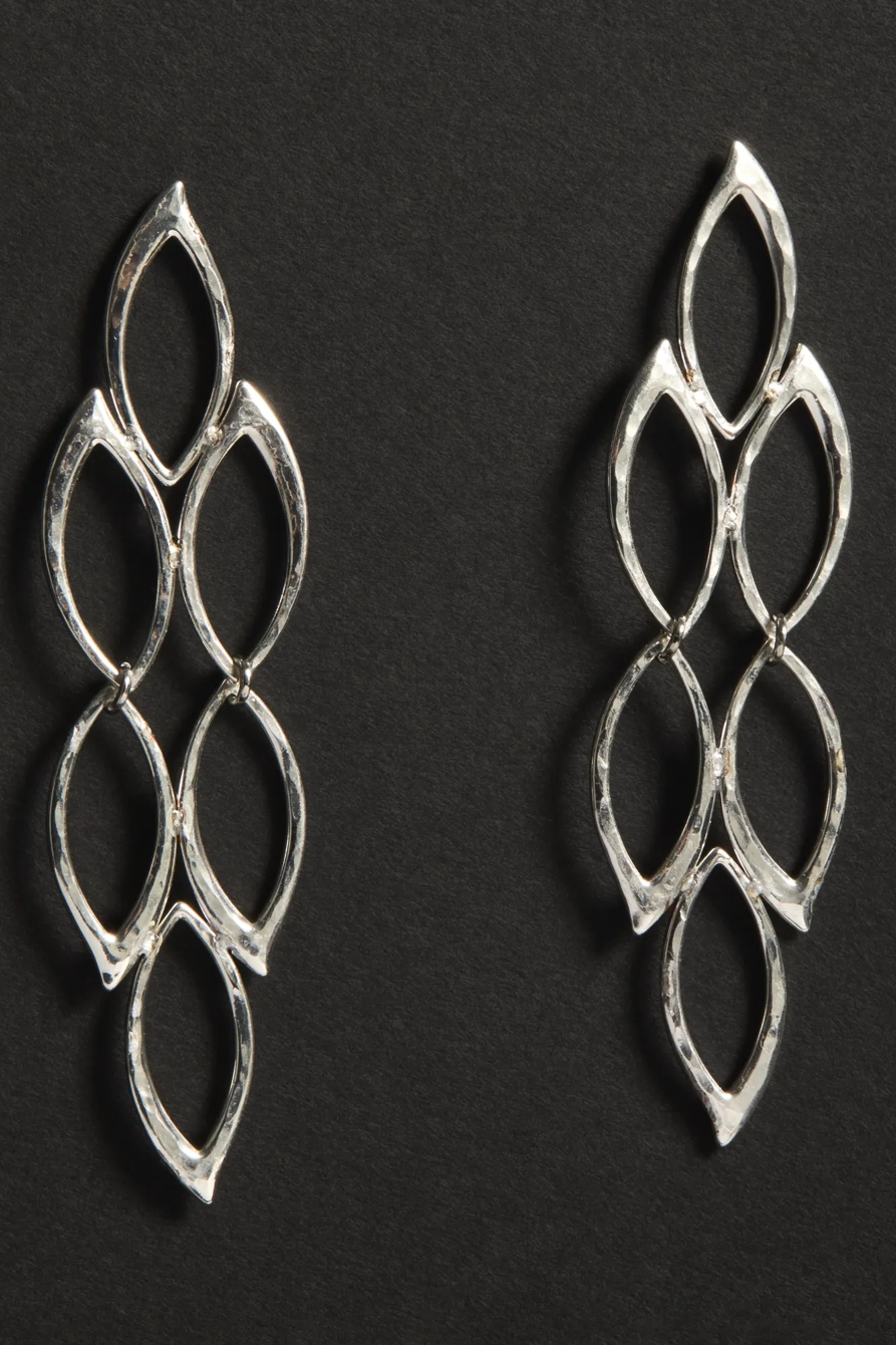 CIRCLE DROP STATEMENT EARRINGS, image 2