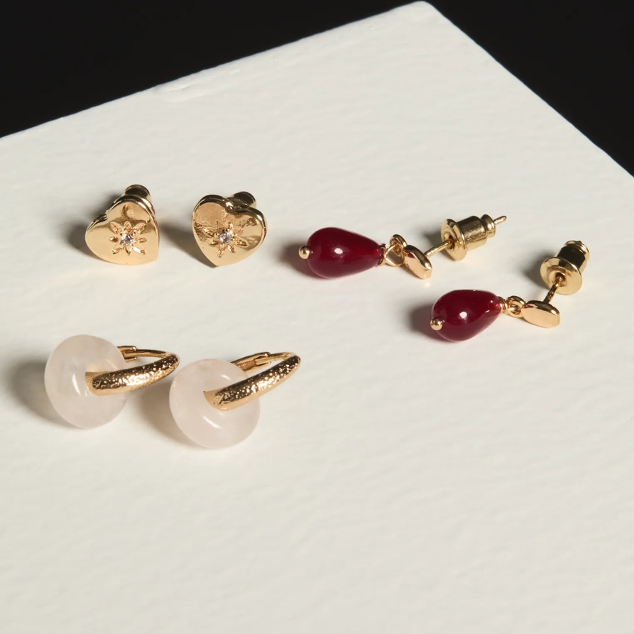 Lucky Brand Mutli Drop Earring Set - Women's Ladies Accessories Jewelry Earrings