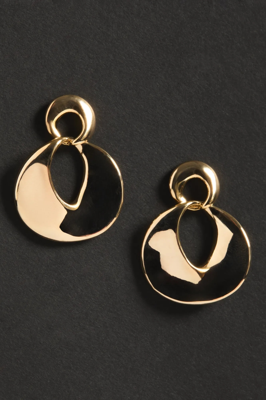 CIRCLE DROP EARRINGS, image 2
