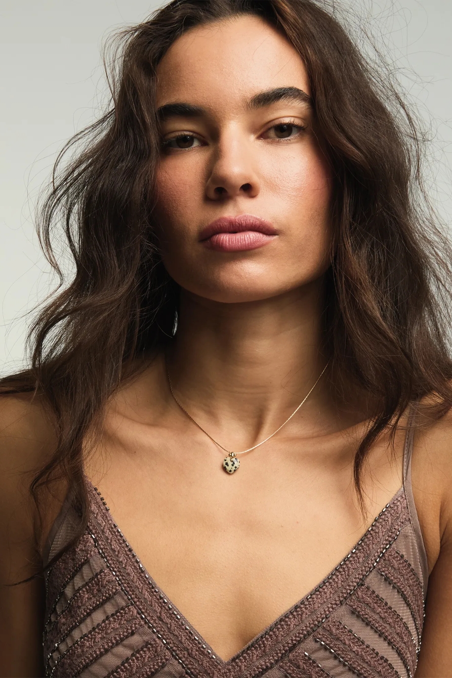 DALMATION STONE NECKLACE, image 2