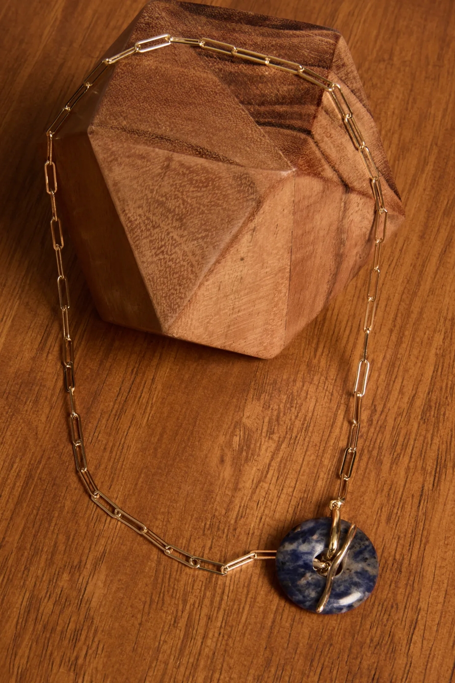 BLUE STONE NECKLACE, image 2