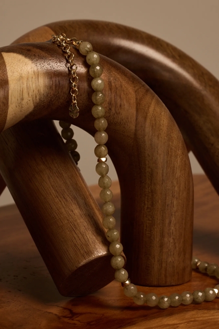NEUTRAL BEAD NECKLACE, image 1