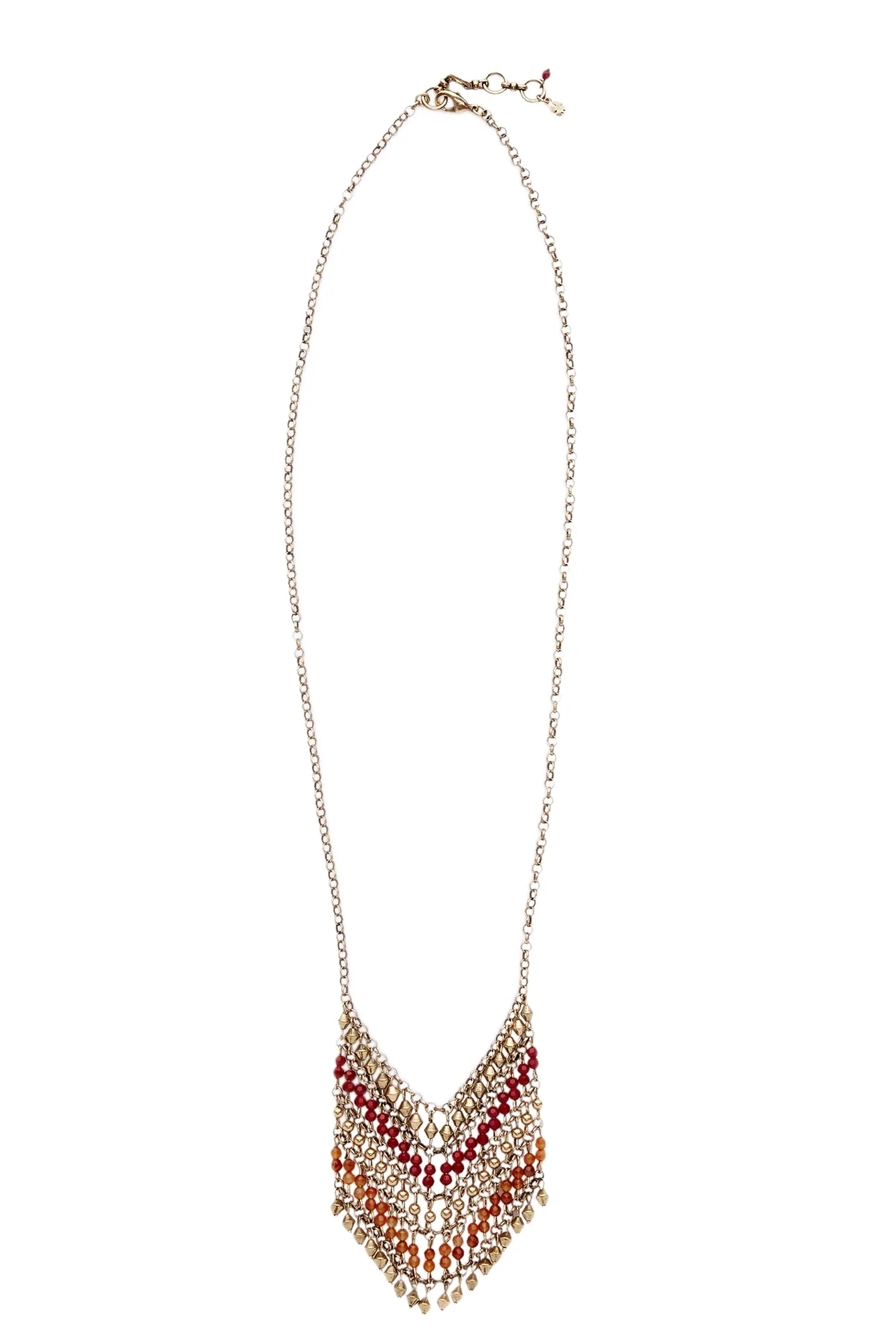 BEADED PENDANT NECKLACE, image 1