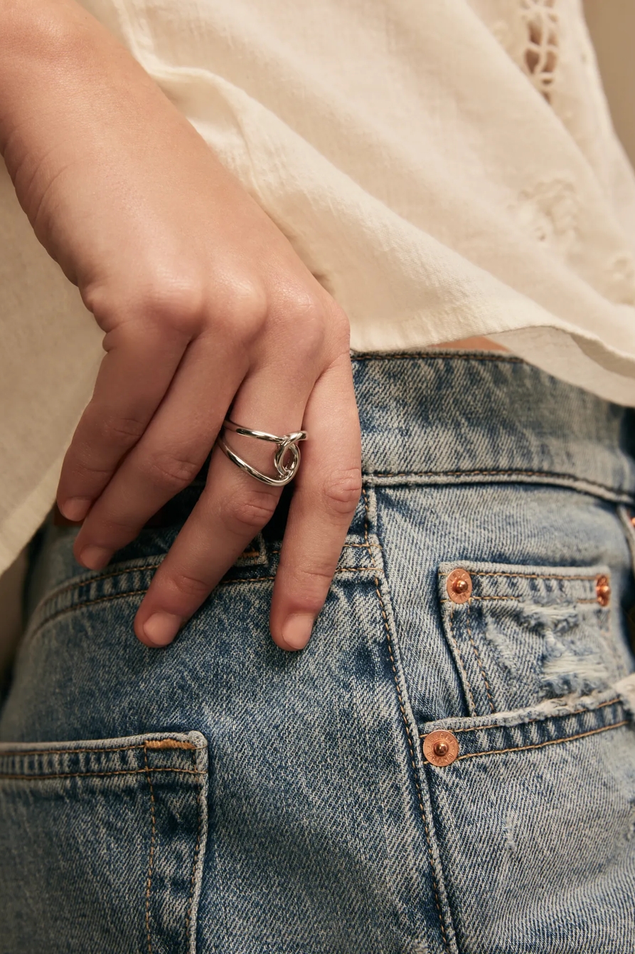 SILVER LOOP RING, image 2