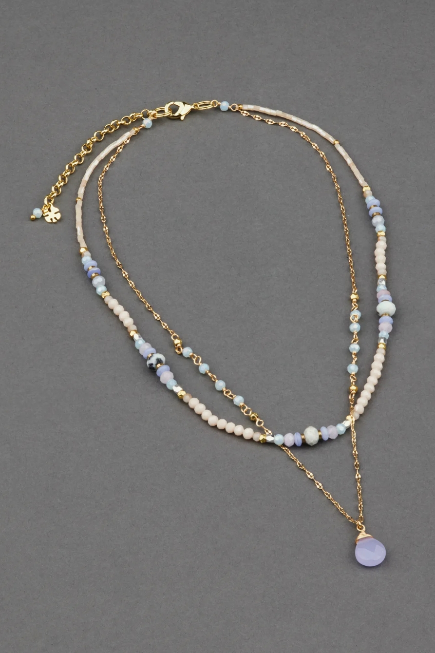 COLORFUL BEADED NECKLACE, image 1