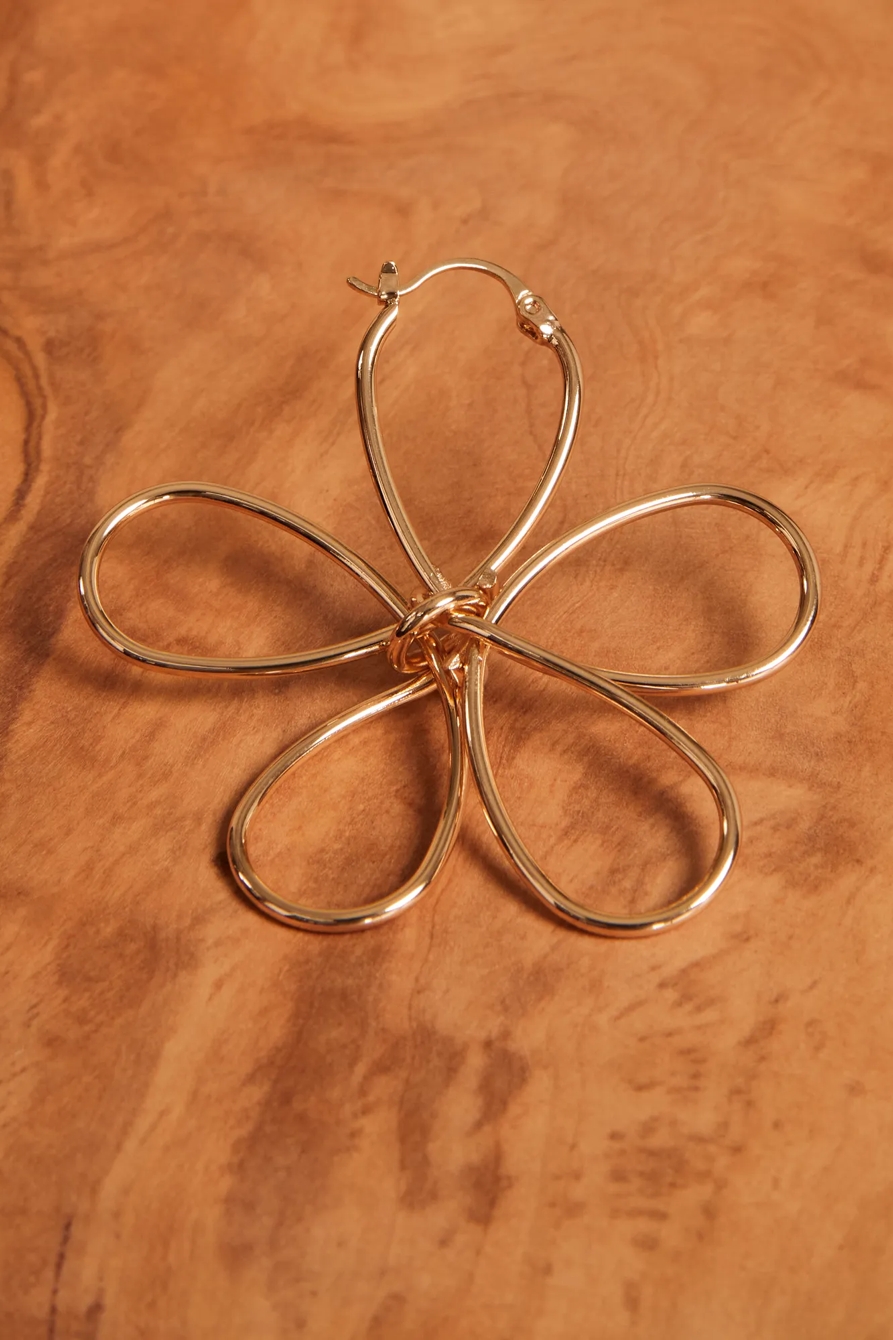 WIRE DAISY EARRING, image 2