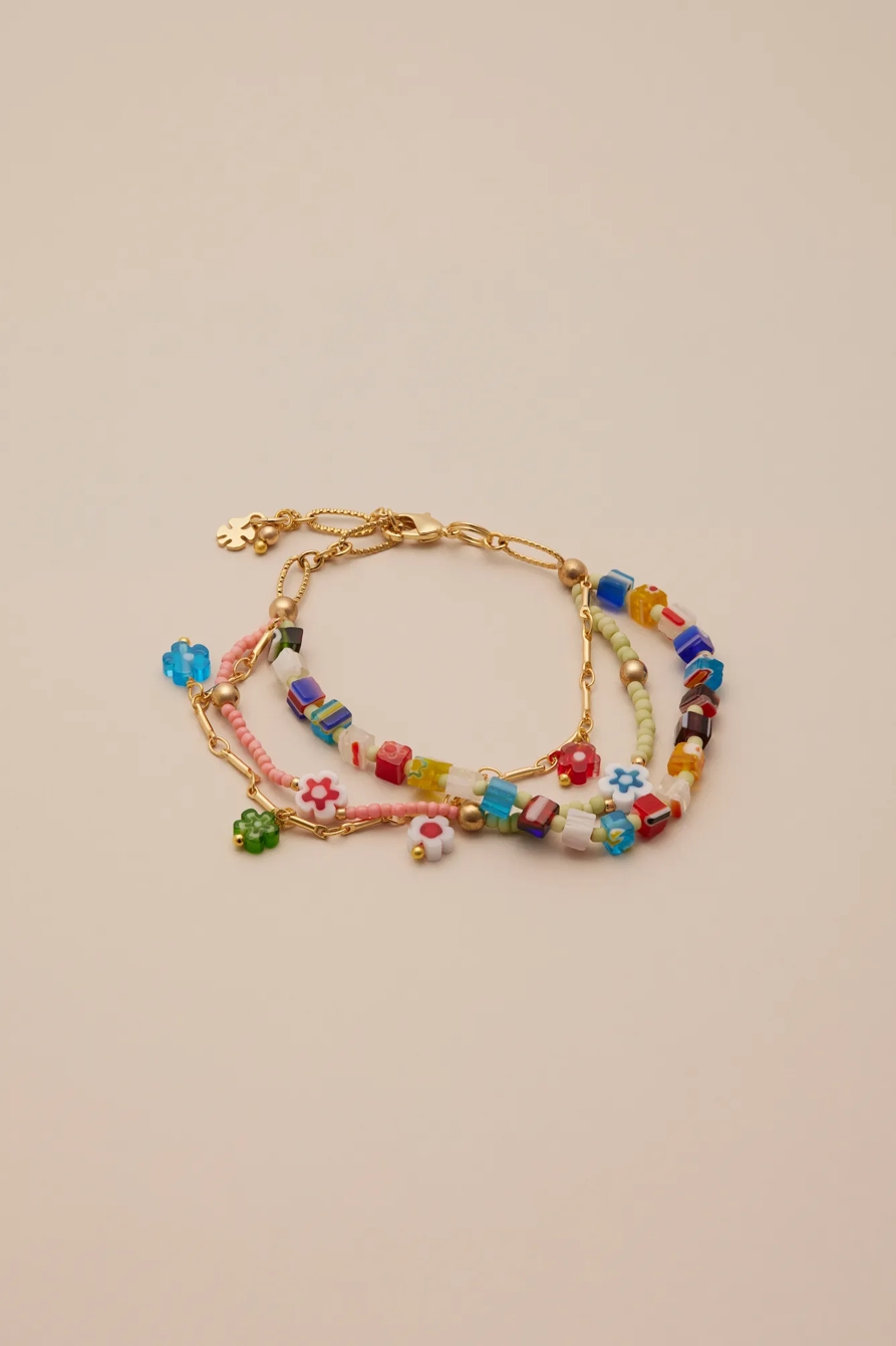 MULTI COLOR BEADED BRACELET, image 1
