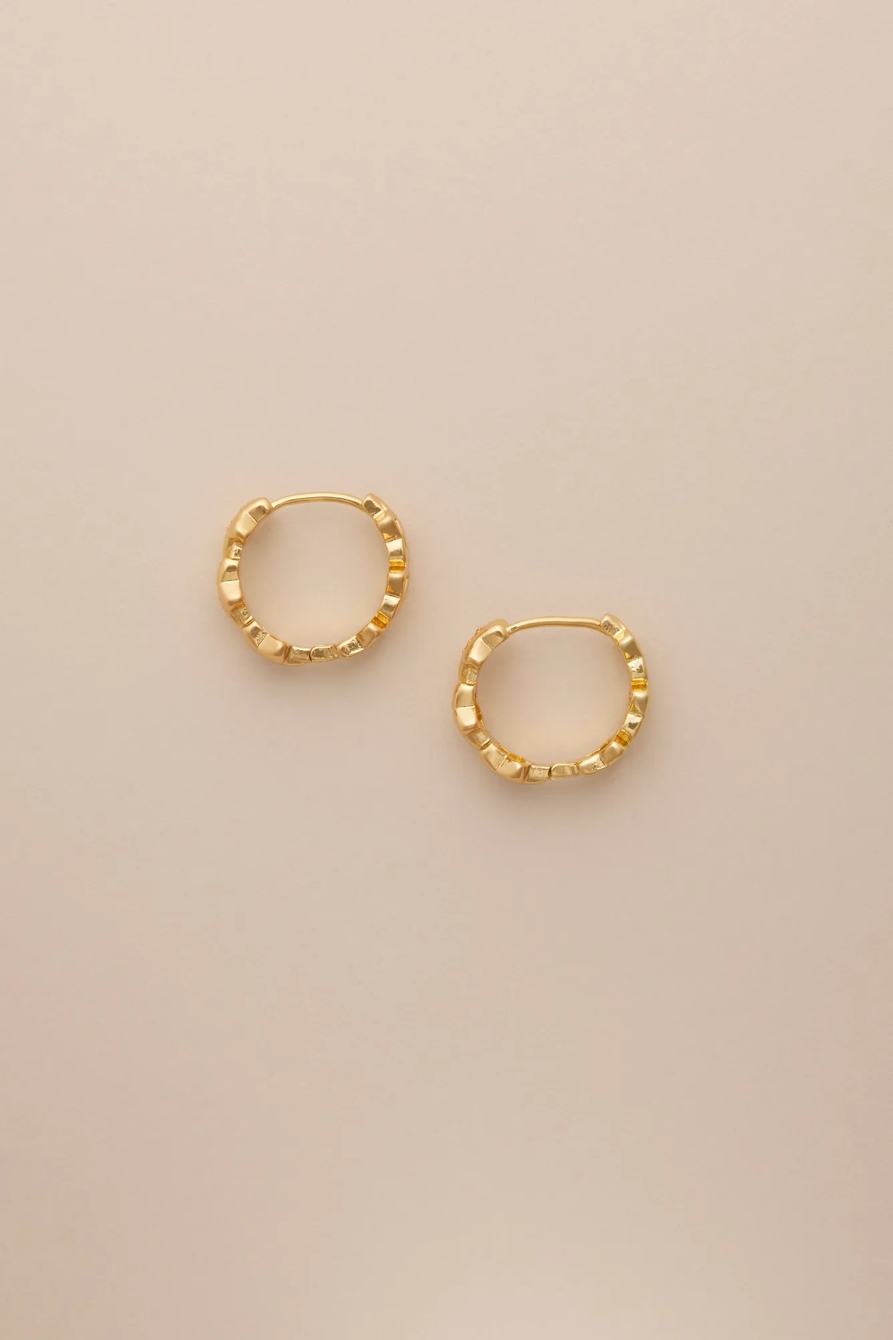 STAR STUDDED HOOPS, image 2