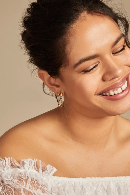 BLUE DROP EARRINGS, image 1