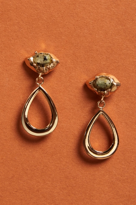 BLUE DROP EARRINGS, image 2