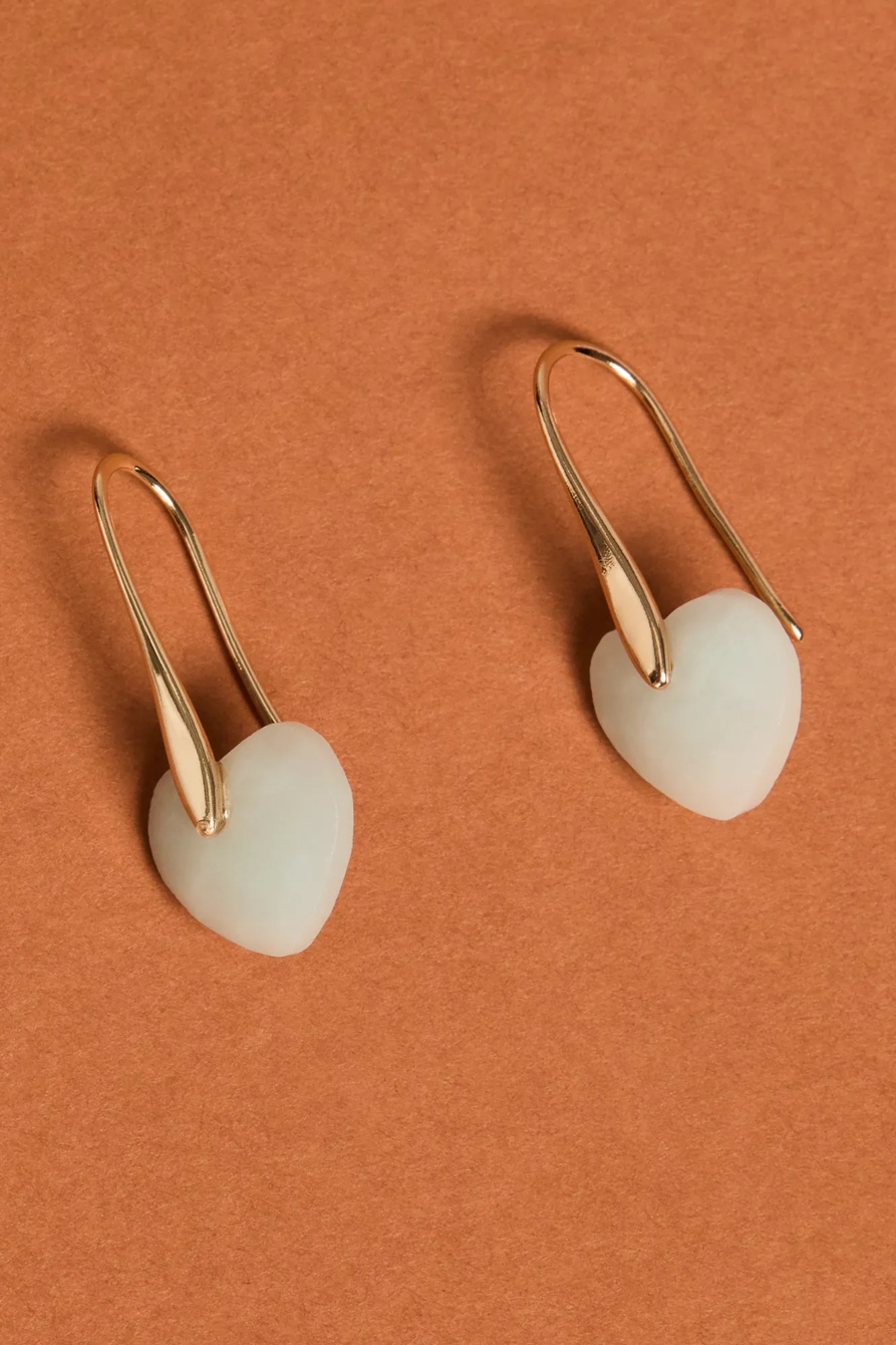 HEART DROP EARRINGS, image 1