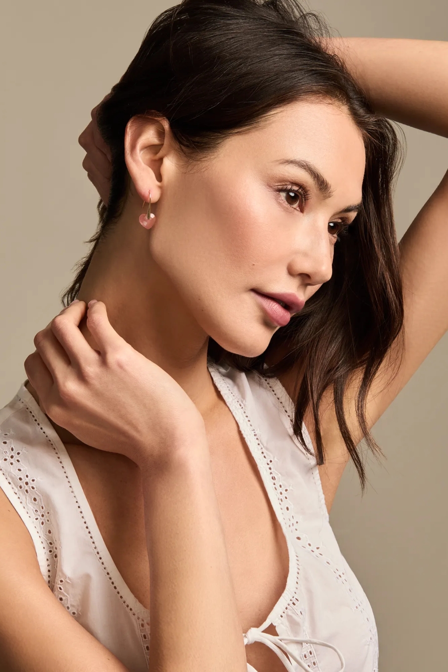 HEART DROP EARRINGS, image 1