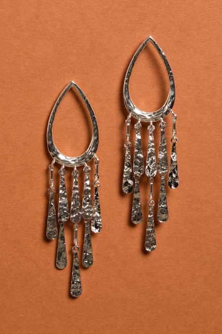 FRINGE DROP EARRINGS, image 2