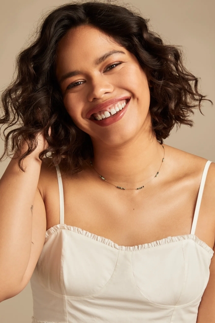 DELICATE STONE NECKLACE, image 1