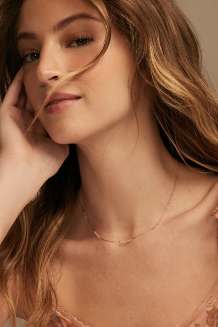 DELICATE STONE NECKLACE, image 2