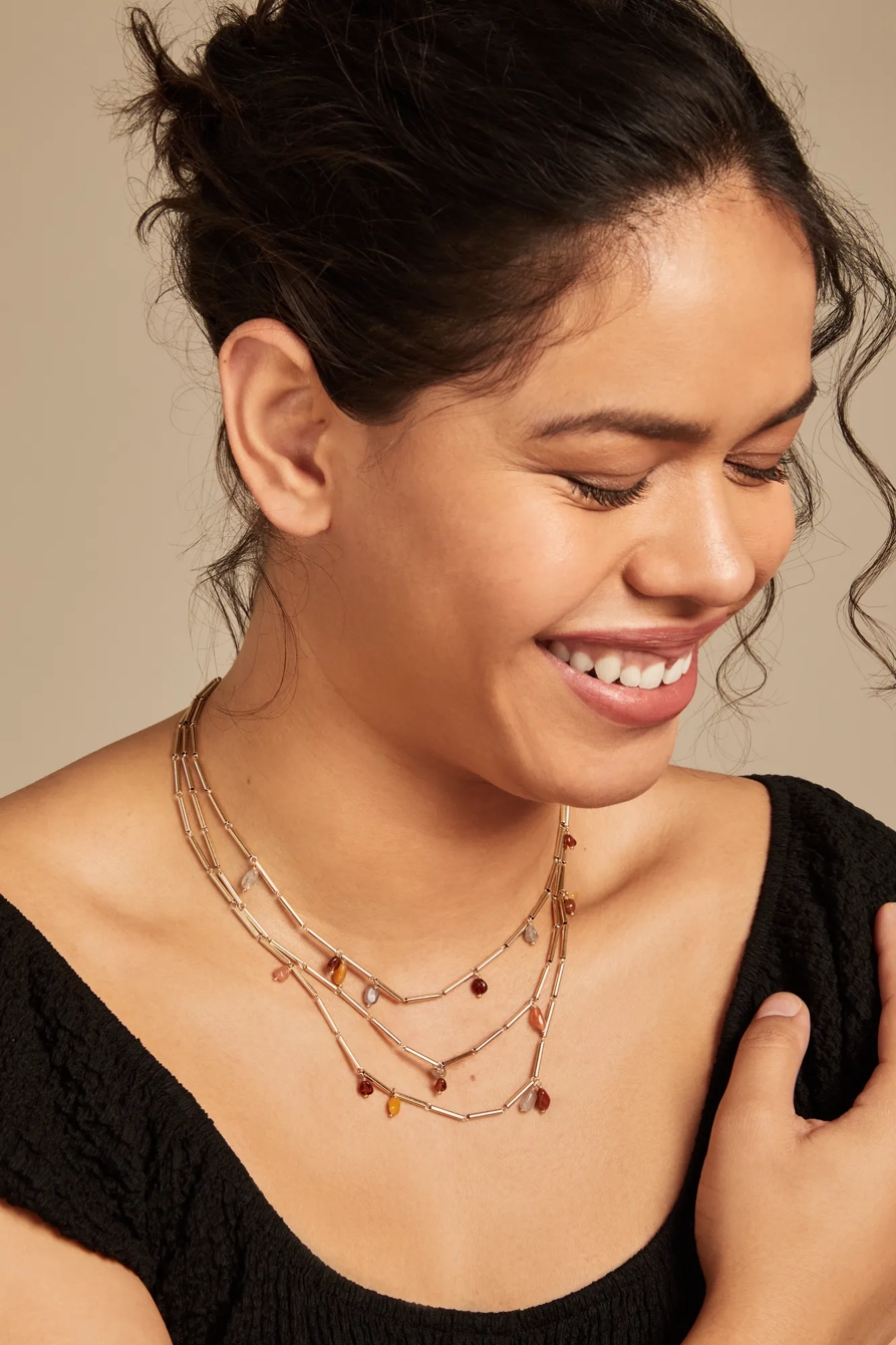 LAYERED BEAD NECKLACE, image 2